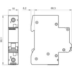 SIEMENS MONOFAZE C16 16 AMPER SİGORTA